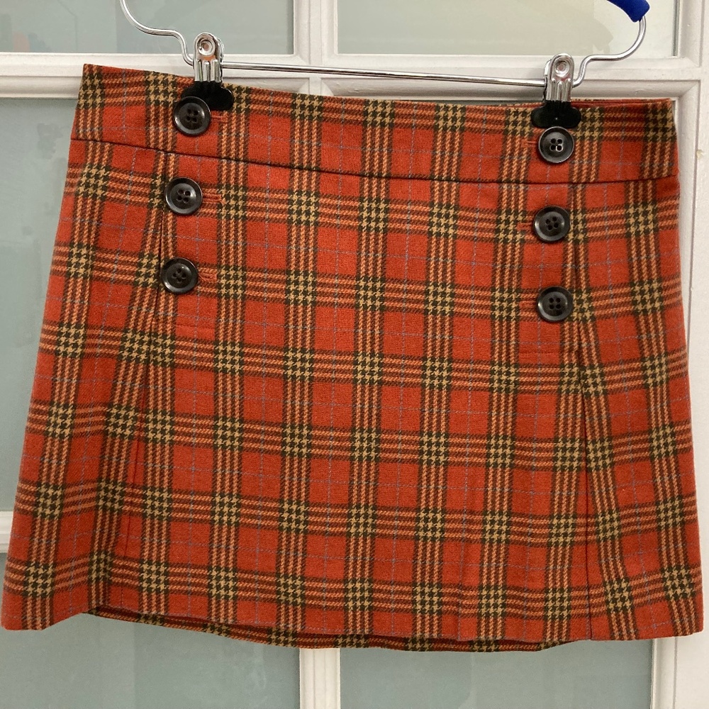 Y2K Gap Plaid Miniskirt Size: 10